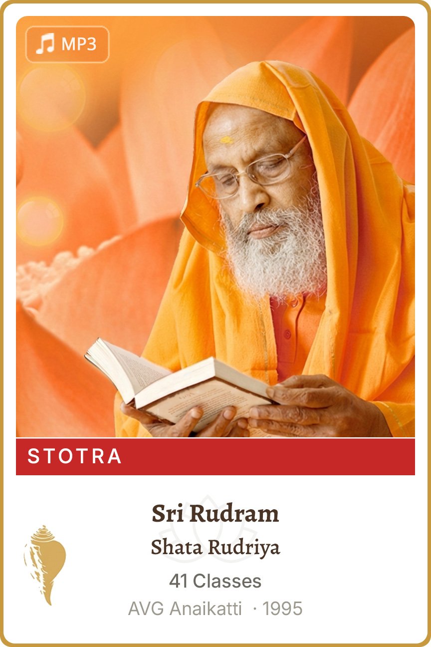 Sri Rudram (Shata Rudriya)