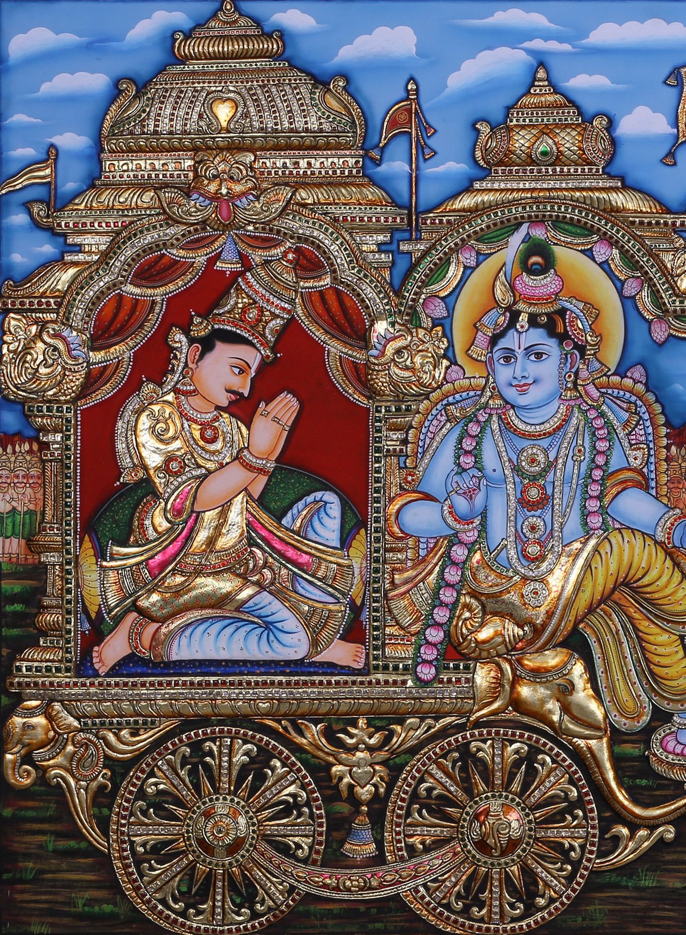 Krishna and Arjuna
